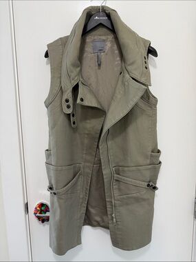 JNBY Olive Utility Vest Jacket - Sleeveless Coat